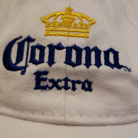 Corona Extra Baseball Cap White  Adjustable Men's circumference 25" tag wash - Picture 2 of 8